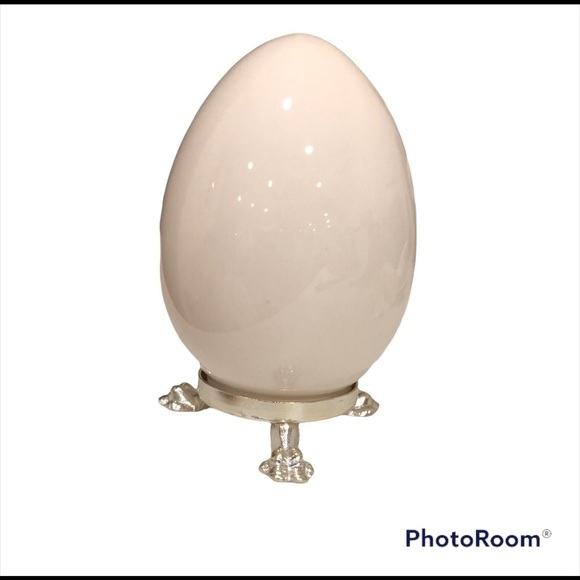 Vintage Goebel Egg w/Yellow Finch - Picture 2 of 3